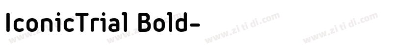 IconicTrial Bold字体转换
